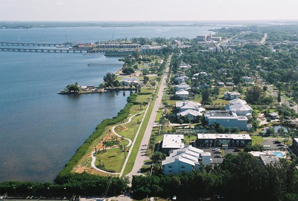 Gilchrist Park in downtown Punta Gorda