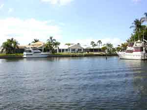 Punta Gorda Isles homes on the water.